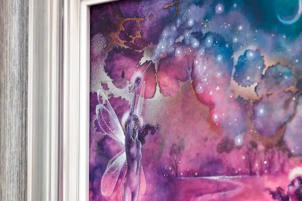 The Night Faeries - Original - SOLD by artist Kerry Darlington - Wyecliffe Galleries