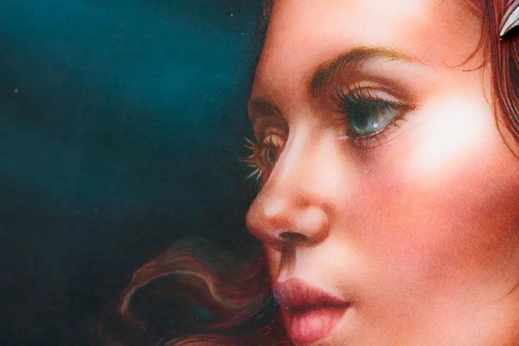 The Peacock Princess - Edition by artist Kerry Darlington - Wyecliffe Galleries