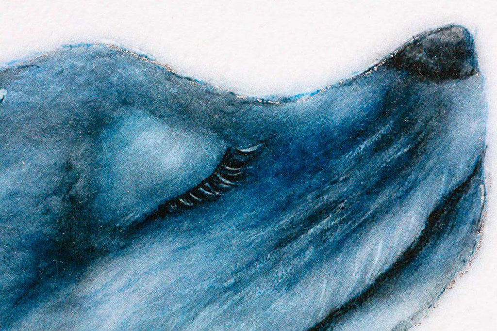 The Snow Faerie & The Badger Faerie - Edition - Matching SET by artist Kerry Darlington - Wyecliffe Galleries