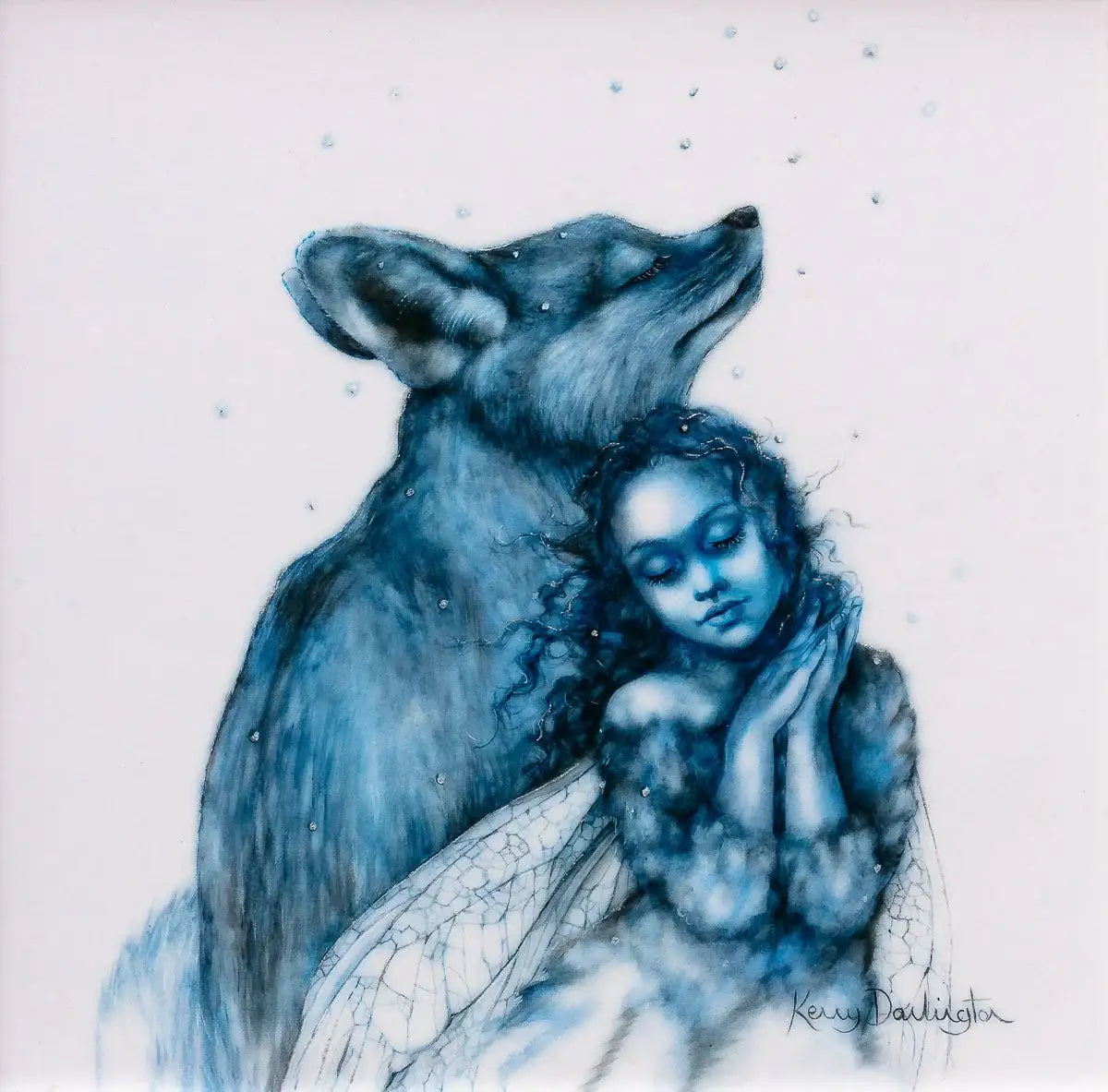 The Snow Faerie - Edition by artist Kerry Darlington - Wyecliffe Galleries