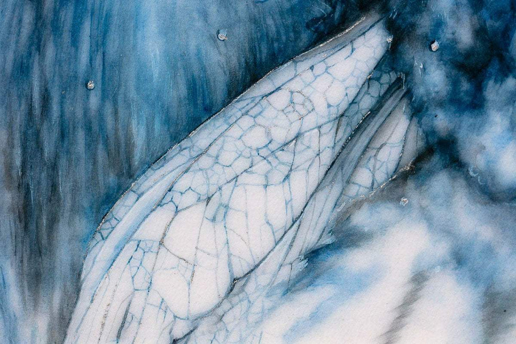 The Snow Faerie & The Badger Faerie - Edition - Matching SET by artist Kerry Darlington - Wyecliffe Galleries