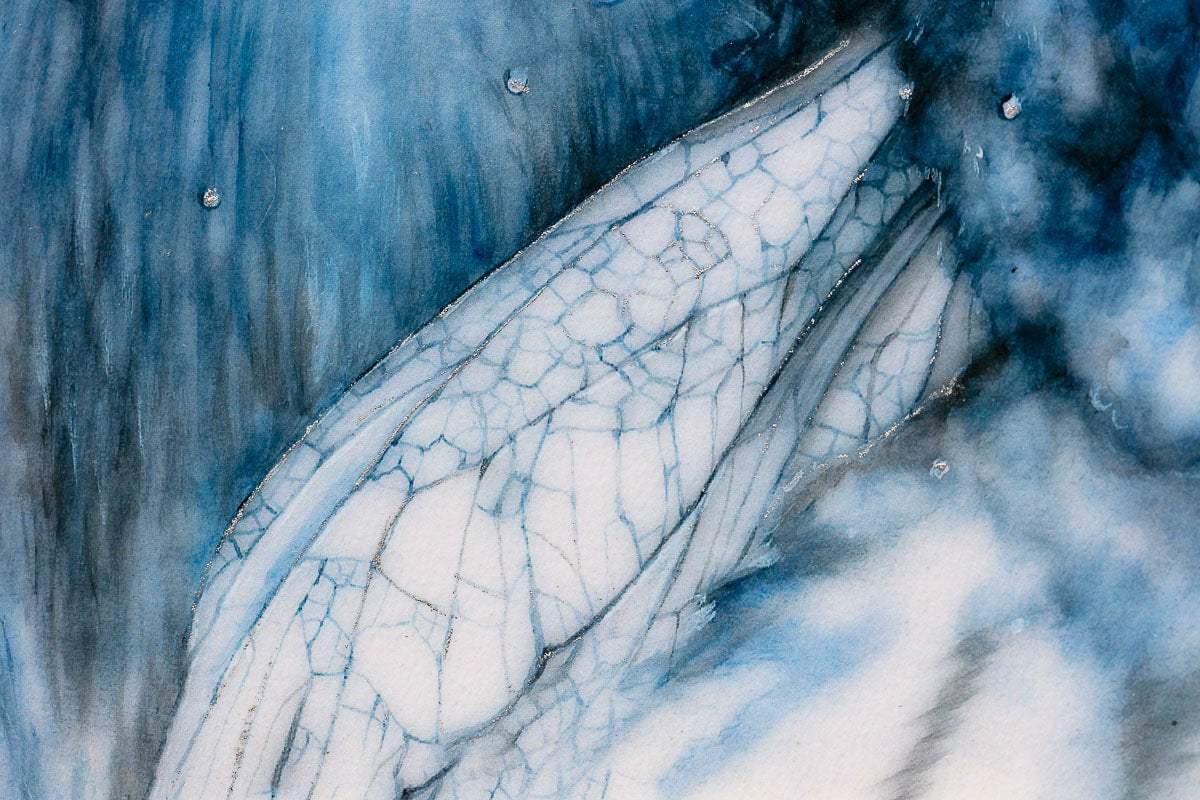 The Snow Faerie & The Badger Faerie - Edition - Matching SET by artist Kerry Darlington - Wyecliffe Galleries