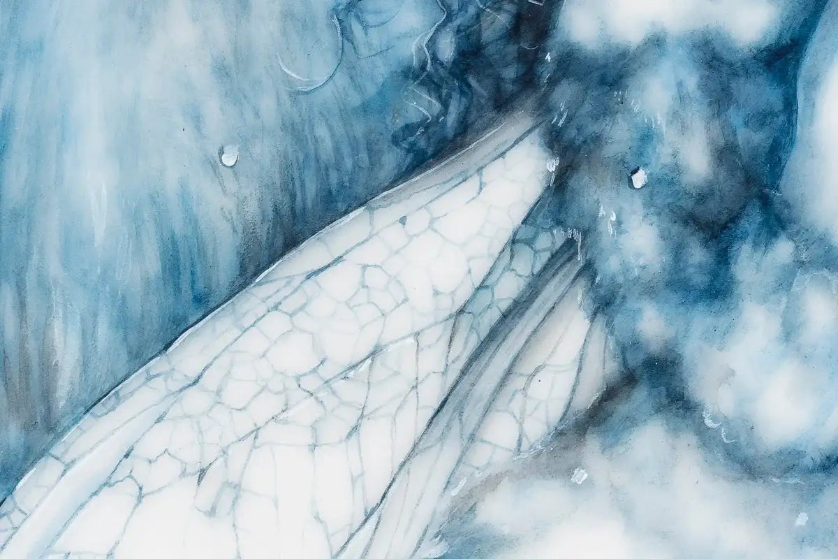 The Snow Faerie - Original - SOLD by artist Kerry Darlington - Wyecliffe Galleries