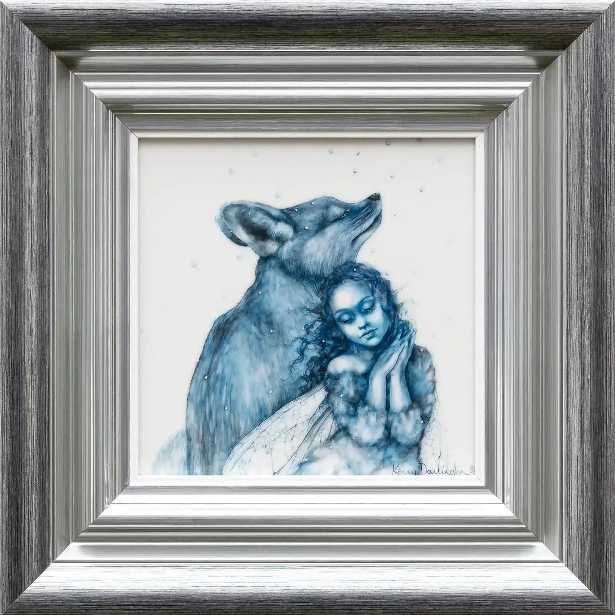 The Snow Faerie - Original - SOLD by artist Kerry Darlington - Wyecliffe Galleries