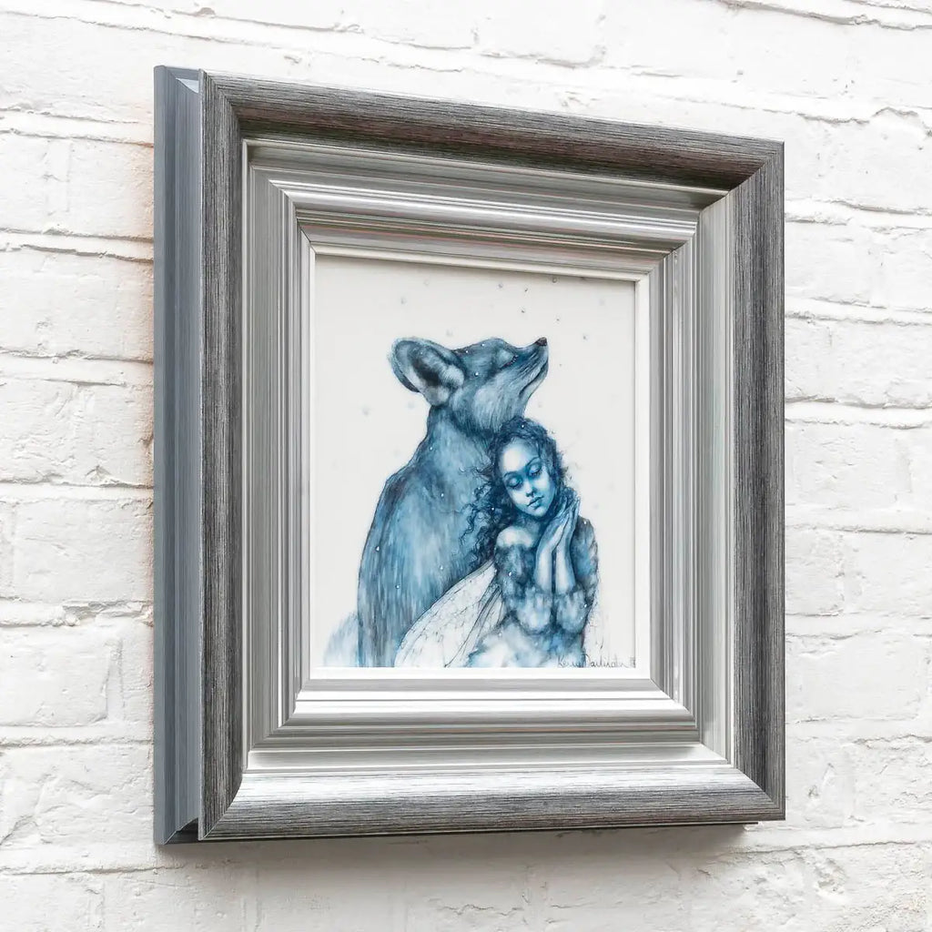 The Snow Faerie - Original - SOLD by artist Kerry Darlington - Wyecliffe Galleries