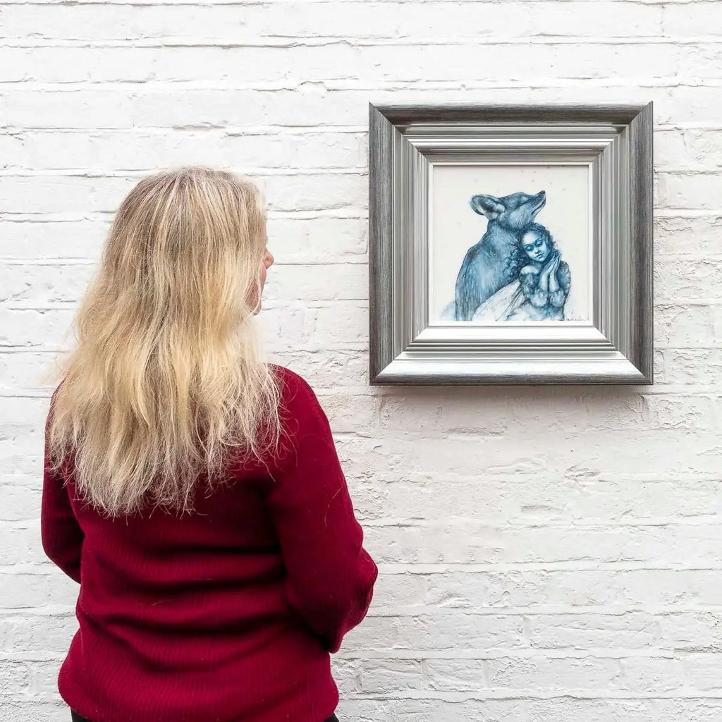 The Snow Faerie - Original - SOLD by artist Kerry Darlington - Wyecliffe Galleries