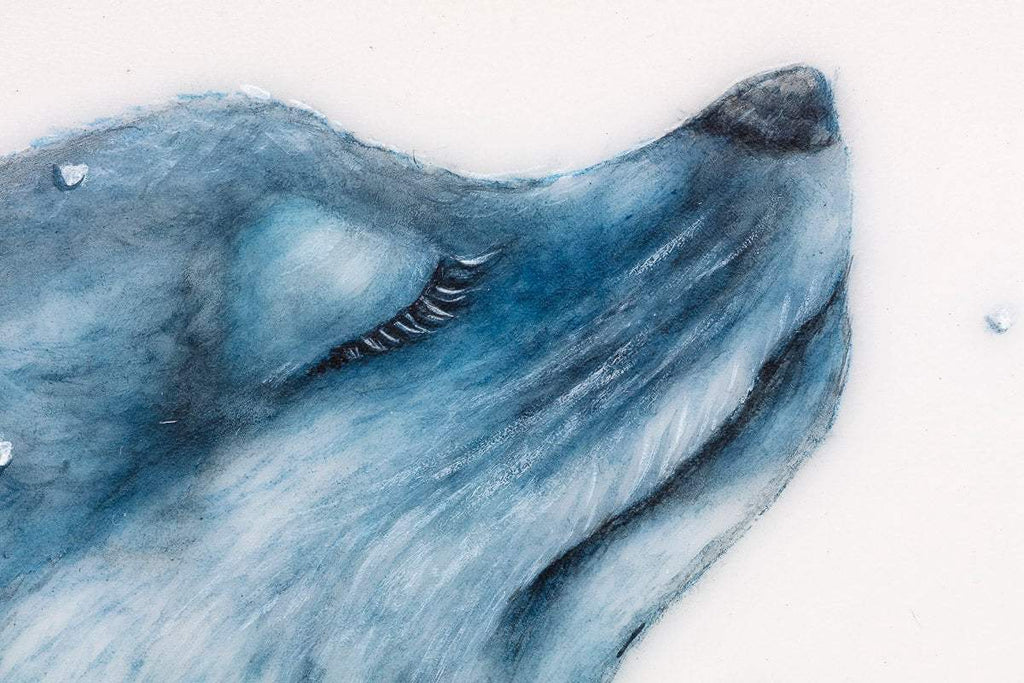 The Snow Faerie - Original - SOLD by artist Kerry Darlington - Wyecliffe Galleries