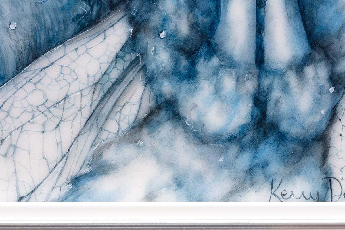 The Snow Faerie - Original - SOLD by artist Kerry Darlington - Wyecliffe Galleries