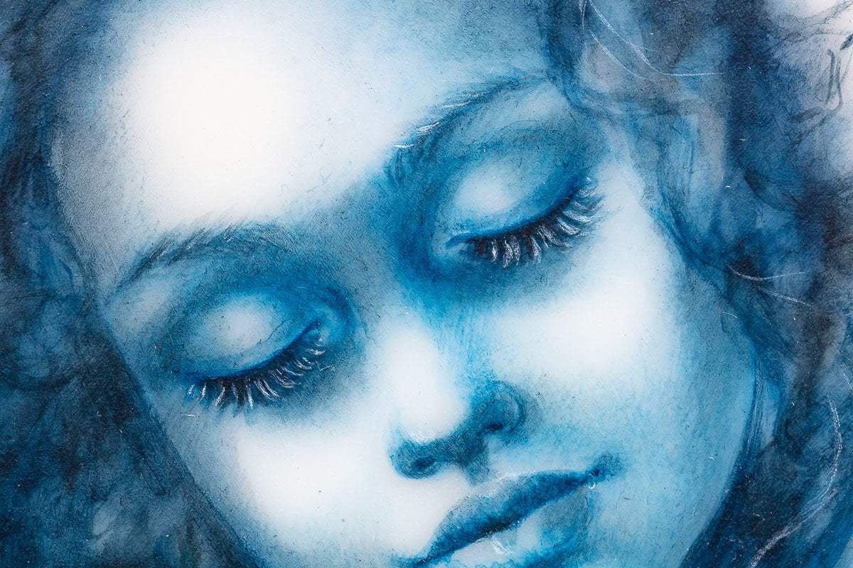 The Snow Faerie - Original - SOLD by artist Kerry Darlington - Wyecliffe Galleries