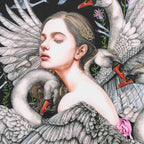 The Wild Swans - Edition by artist Kerry Darlington - Wyecliffe Galleries