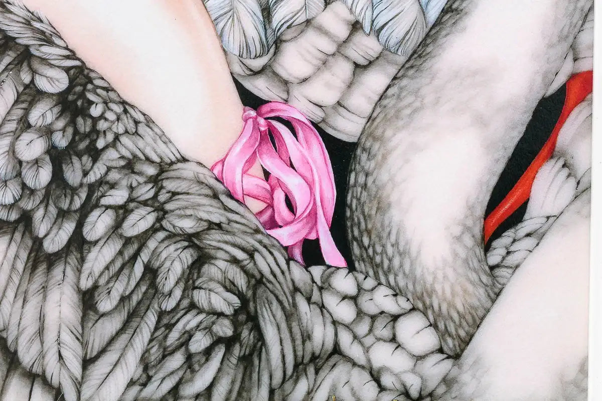 The Wild Swans - Edition by artist Kerry Darlington - Wyecliffe Galleries