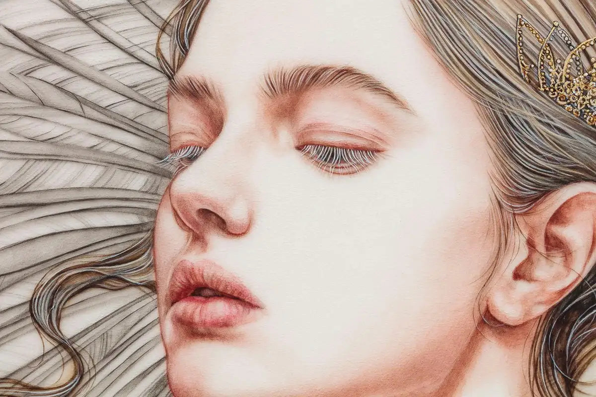 The Wild Swans - Original - SOLD by artist Kerry Darlington - Wyecliffe Galleries