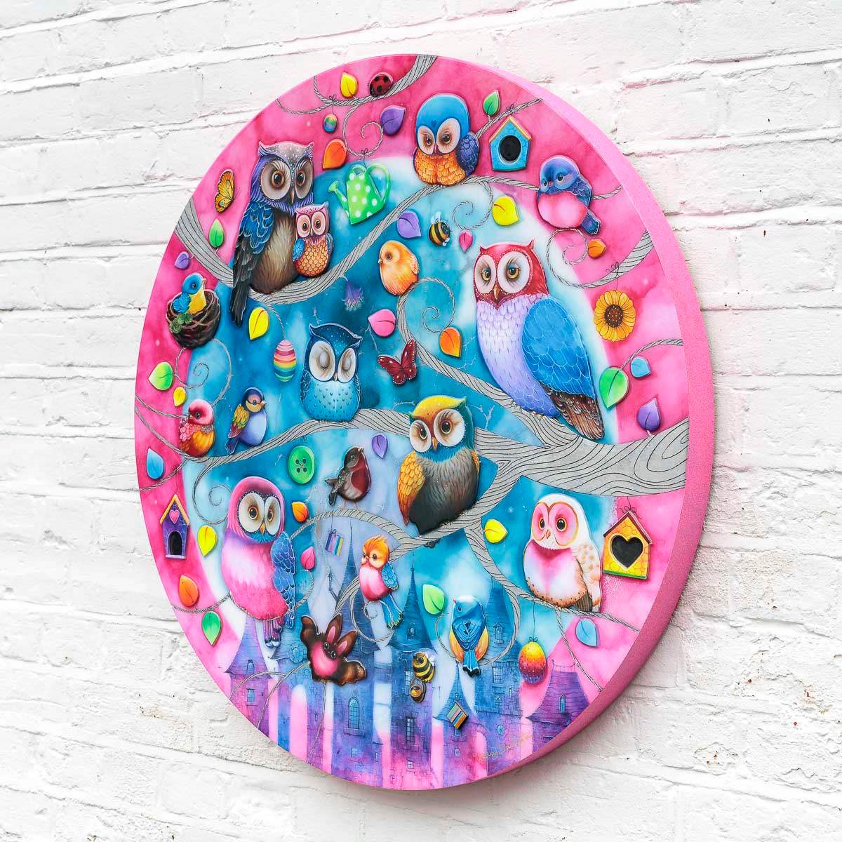 Twits, Twoos & Tweets - Edition by artist Kerry Darlington - Wyecliffe Galleries