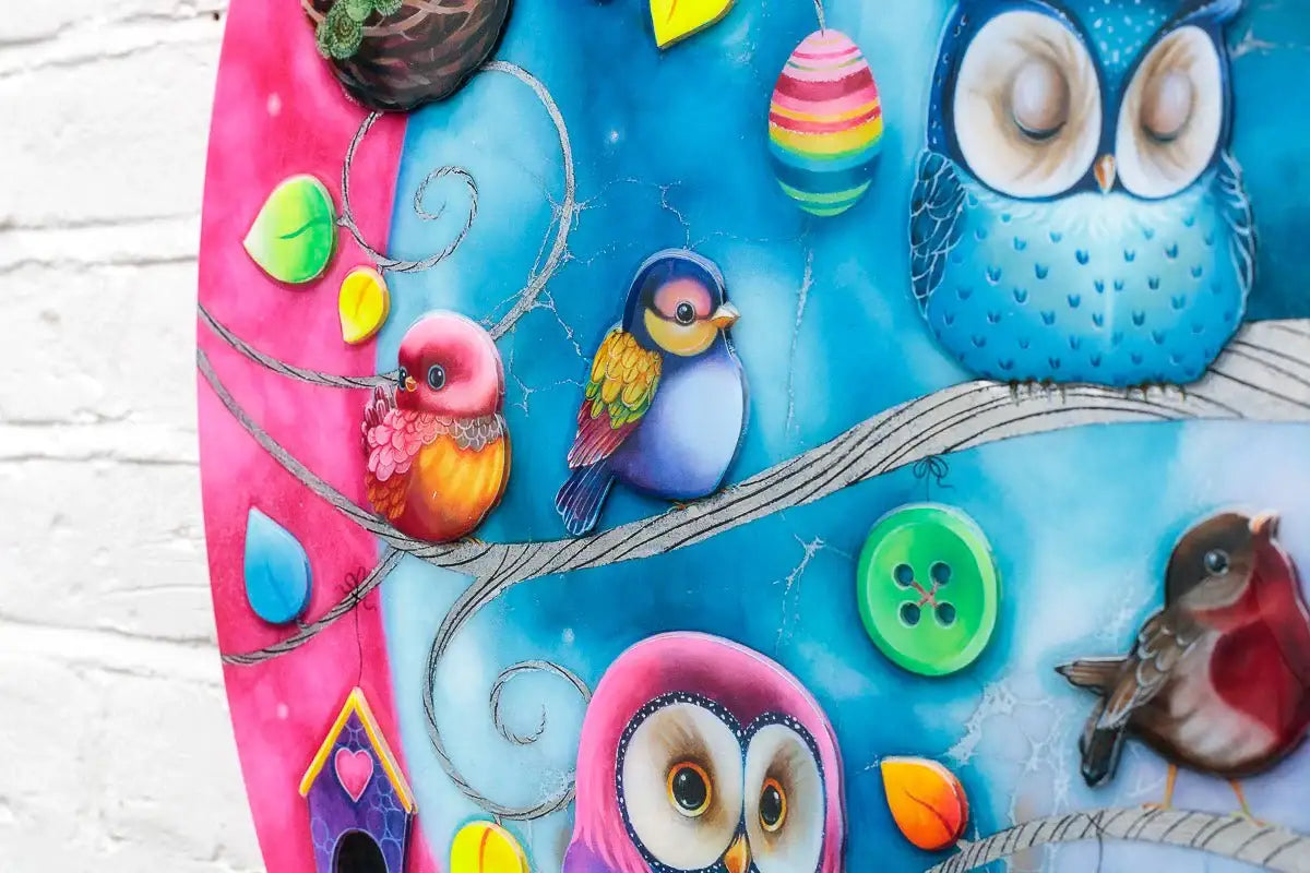 Twits, Twoos & Tweets - Edition by artist Kerry Darlington - Wyecliffe Galleries