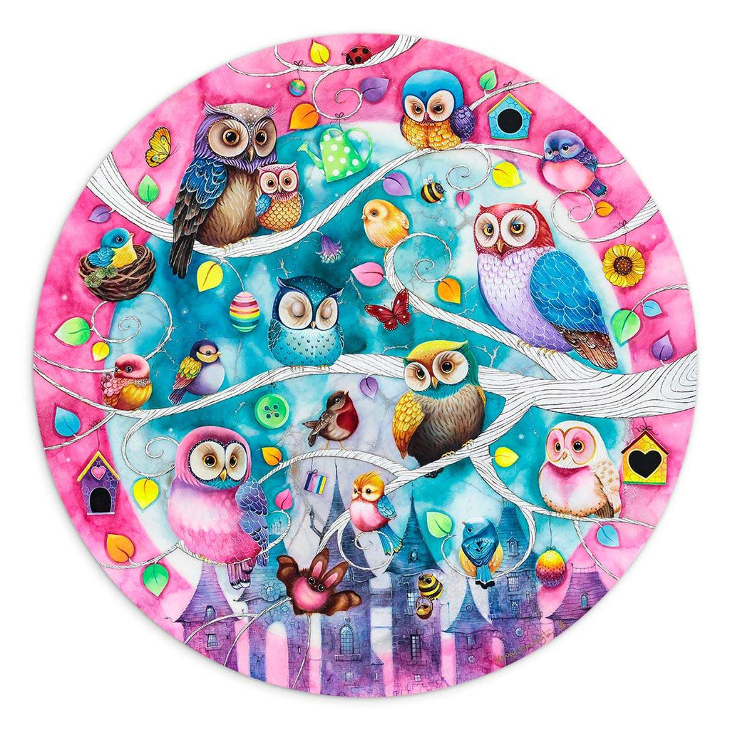 Twits, Twoos & Tweets - Original by artist Kerry Darlington - Wyecliffe Galleries