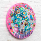 Twits, Twoos & Tweets - Original by artist Kerry Darlington - Wyecliffe Galleries