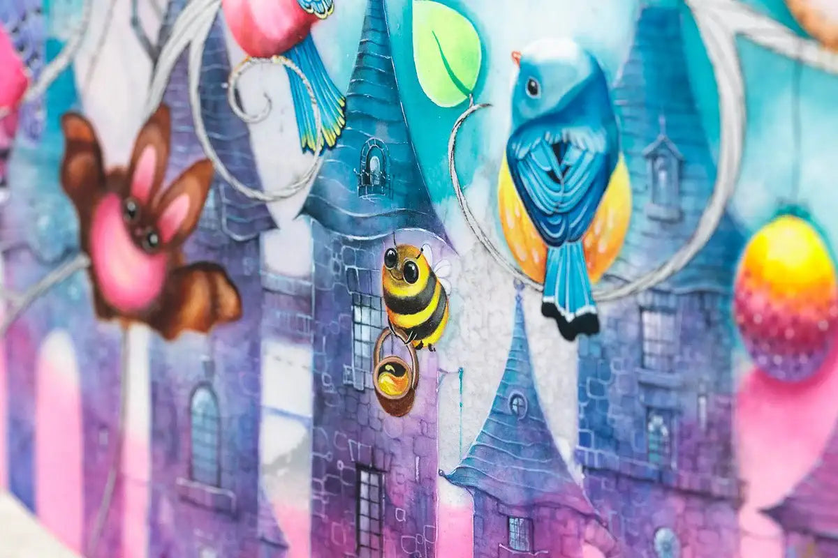 Twits, Twoos & Tweets - Original by artist Kerry Darlington - Wyecliffe Galleries