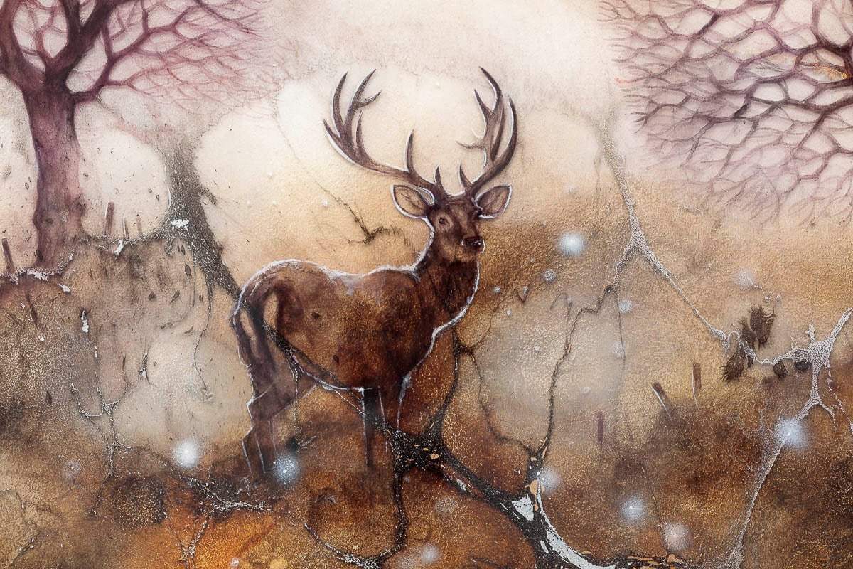 Utopia - Original - SOLD by artist Kerry Darlington - Wyecliffe Galleries