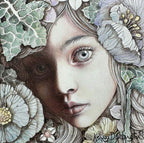 Violeta - Original - SOLD by artist Kerry Darlington - Wyecliffe Galleries