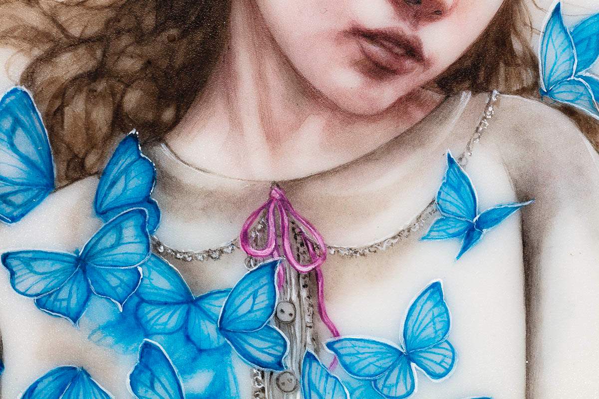 Wendy Darling - Original - SOLD by artist Kerry Darlington - Wyecliffe Galleries