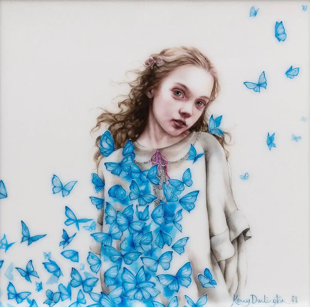 Wendy Darling - Original - SOLD by artist Kerry Darlington - Wyecliffe Galleries