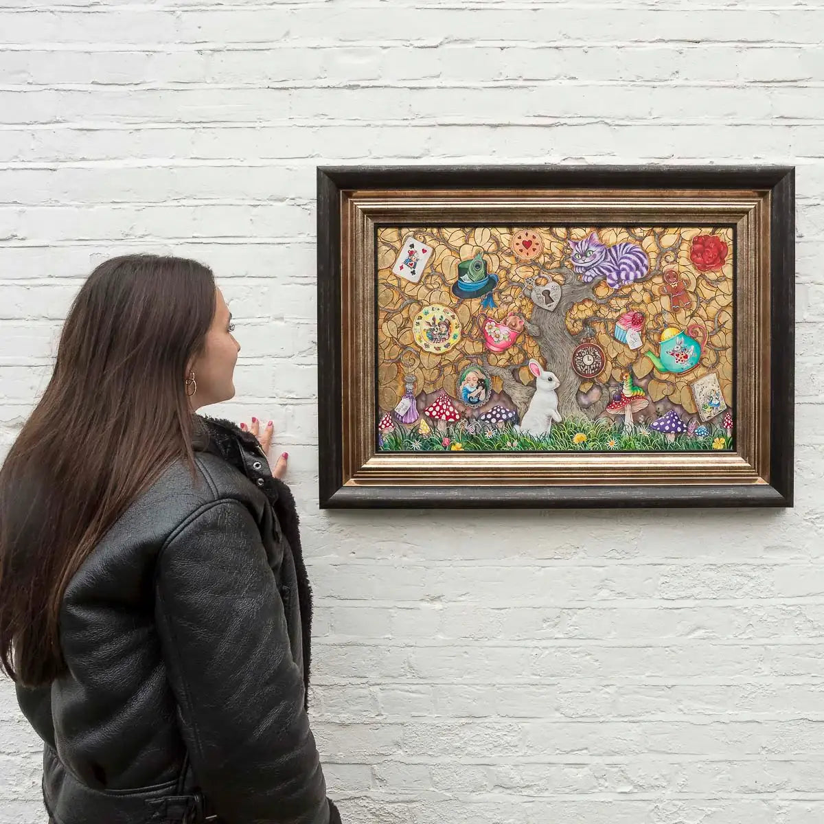 What Alice Found There - Original by artist Kerry Darlington - Wyecliffe Galleries