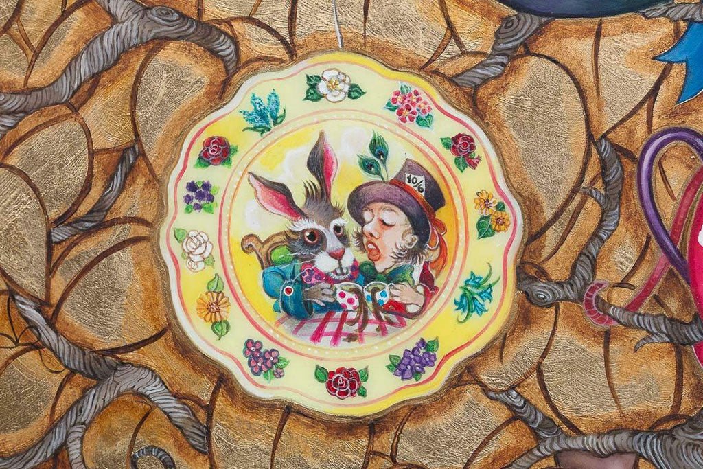 What Alice Found There - Original by artist Kerry Darlington - Wyecliffe Galleries