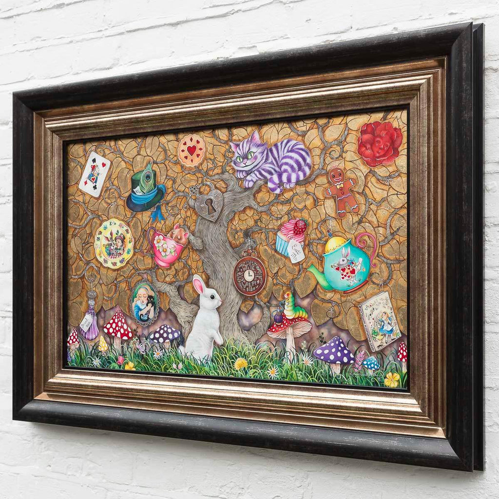 What Alice Found There - Original by artist Kerry Darlington - Wyecliffe Galleries
