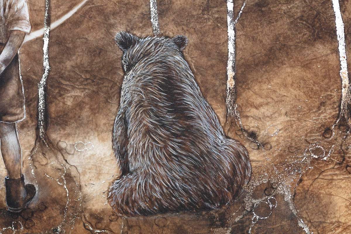 When I'm A Hundred - Original - SOLD by artist Kerry Darlington - Wyecliffe Galleries