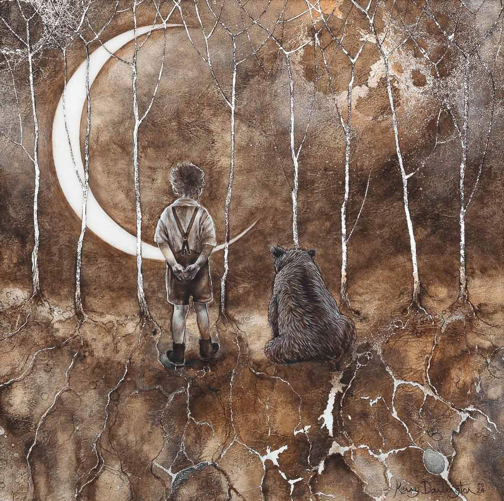 When I'm A Hundred - Original - SOLD by artist Kerry Darlington - Wyecliffe Galleries