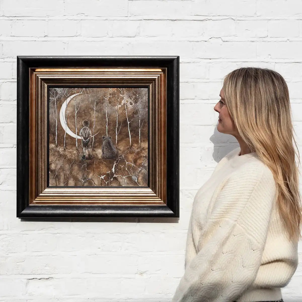 When I'm A Hundred - Original - SOLD by artist Kerry Darlington - Wyecliffe Galleries