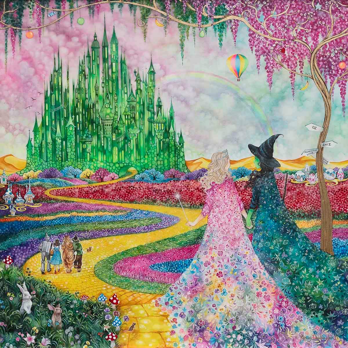 Wicked - Original by artist Kerry Darlington - Wyecliffe Galleries