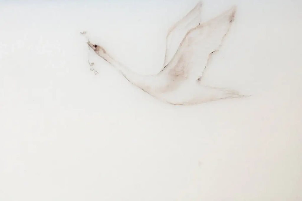 Wild Swans - Original Study - SOLD by artist Kerry Darlington - Wyecliffe Galleries