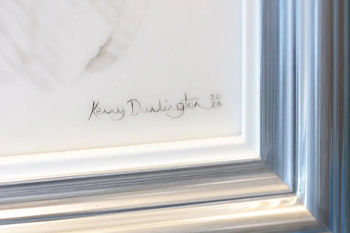 Wild Swans - Original Study - SOLD by artist Kerry Darlington - Wyecliffe Galleries