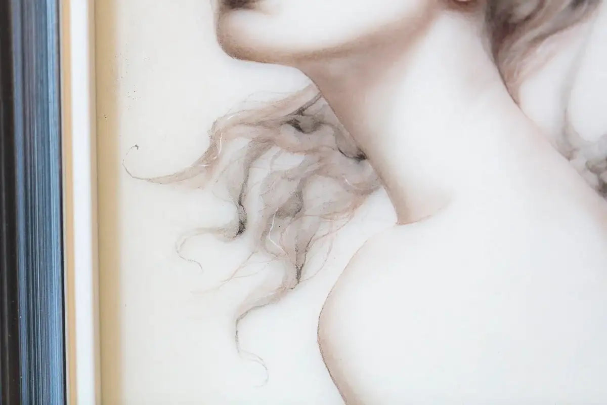 Wild Swans - Original Study - SOLD by artist Kerry Darlington - Wyecliffe Galleries