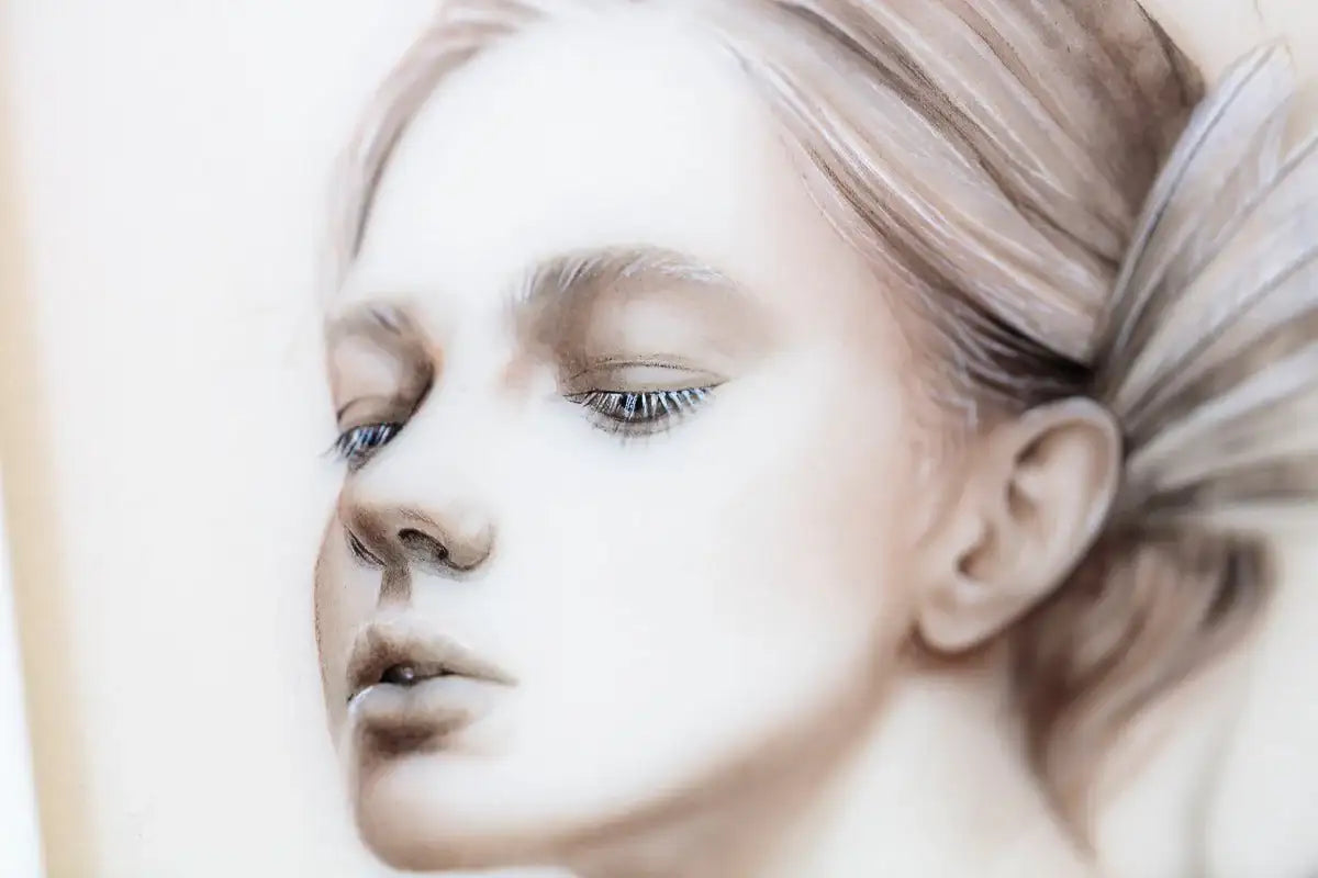 Wild Swans - Original Study - SOLD by artist Kerry Darlington - Wyecliffe Galleries