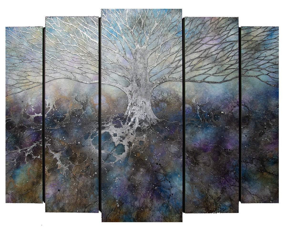 Winters Heart - Original by artist Kerry Darlington - Wyecliffe Galleries