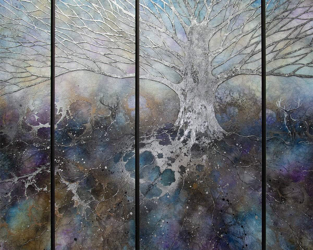 Winters Heart - Original by artist Kerry Darlington - Wyecliffe Galleries