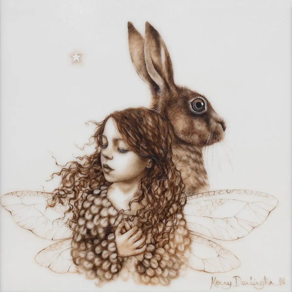 Wishing On A Star - Original - SOLD by artist Kerry Darlington - Wyecliffe Galleries