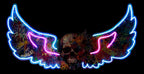 Afterlife (Skull/Wings) - Original - SOLD by artist Kid-A - Wyecliffe Galleries