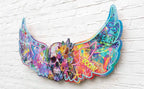 Afterlife (Skull/Wings) - Original - SOLD by artist Kid-A - Wyecliffe Galleries