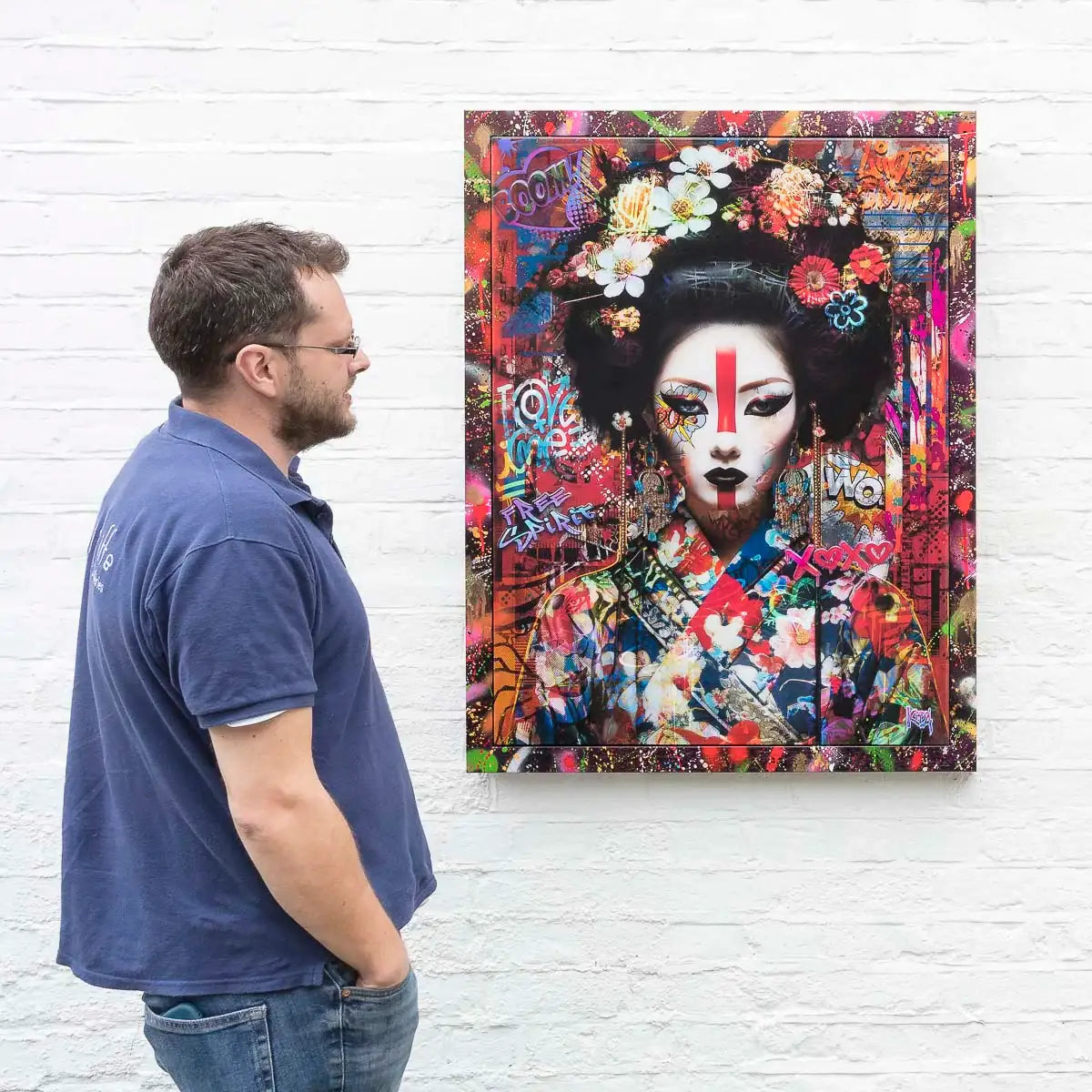 City Bloom - Original - SOLD by artist Kid-A - Wyecliffe Galleries