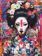 City Bloom - Original - SOLD by artist Kid-A - Wyecliffe Galleries