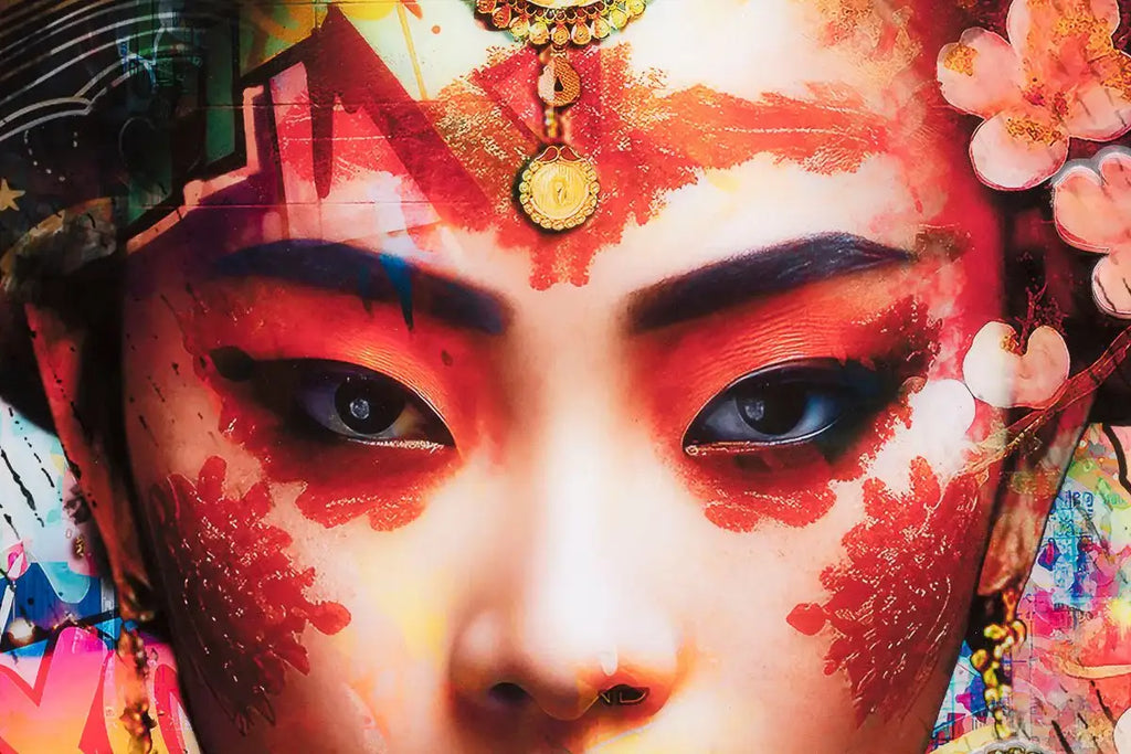 Garden Oasis - Original - SOLD by artist Kid-A - Wyecliffe Galleries