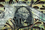 Stand and Deliver (Banknote) - Original by artist Kid-A - Wyecliffe Galleries