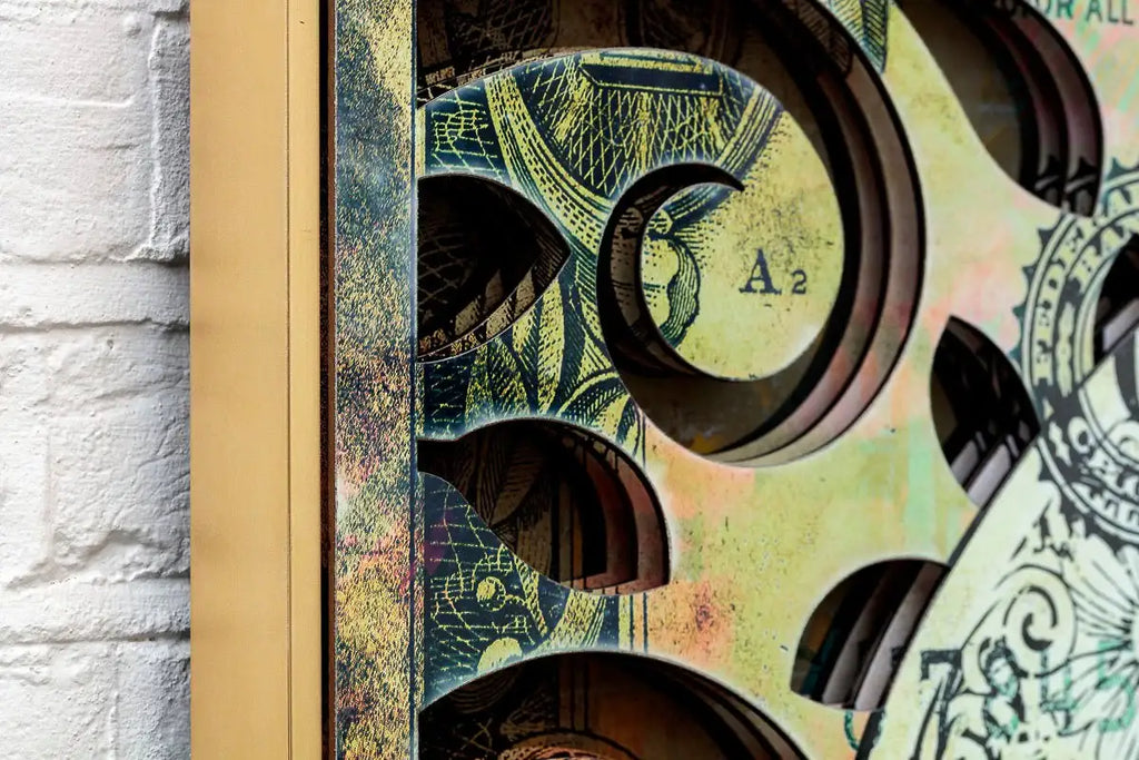 Stand and Deliver (Banknote) - Original by artist Kid-A - Wyecliffe Galleries