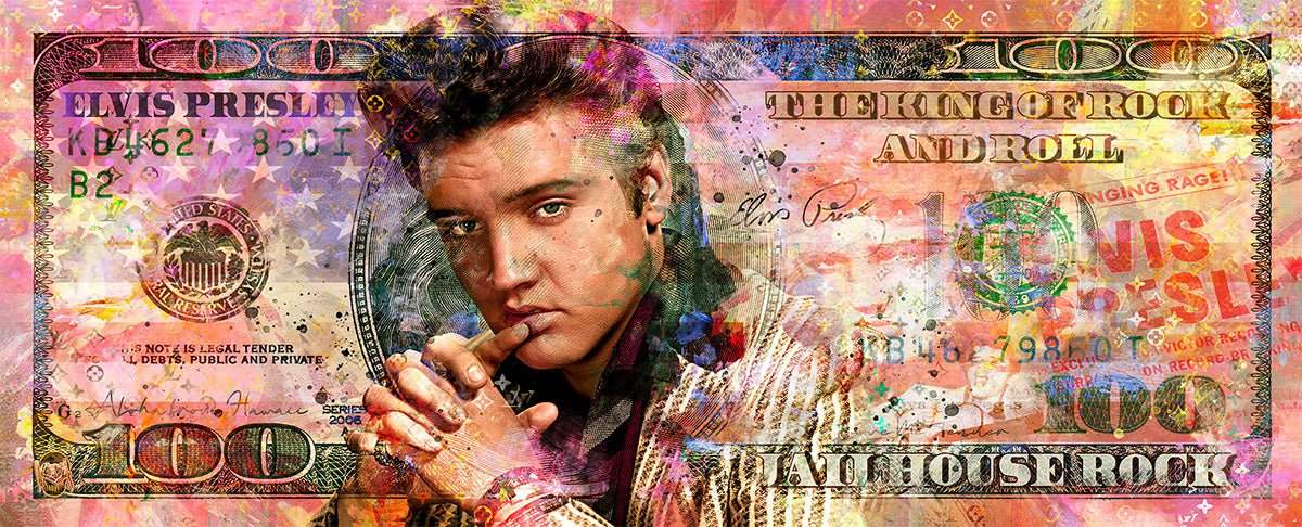 The King - Original by artist Kid-A - Wyecliffe Galleries