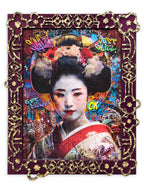 Flower Town - Original - SOLD by artist Kid-A - Wyecliffe Galleries