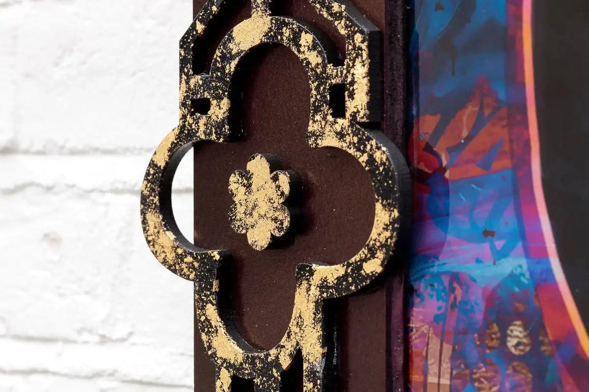 Flower Town - Original - SOLD by artist Kid-A - Wyecliffe Galleries