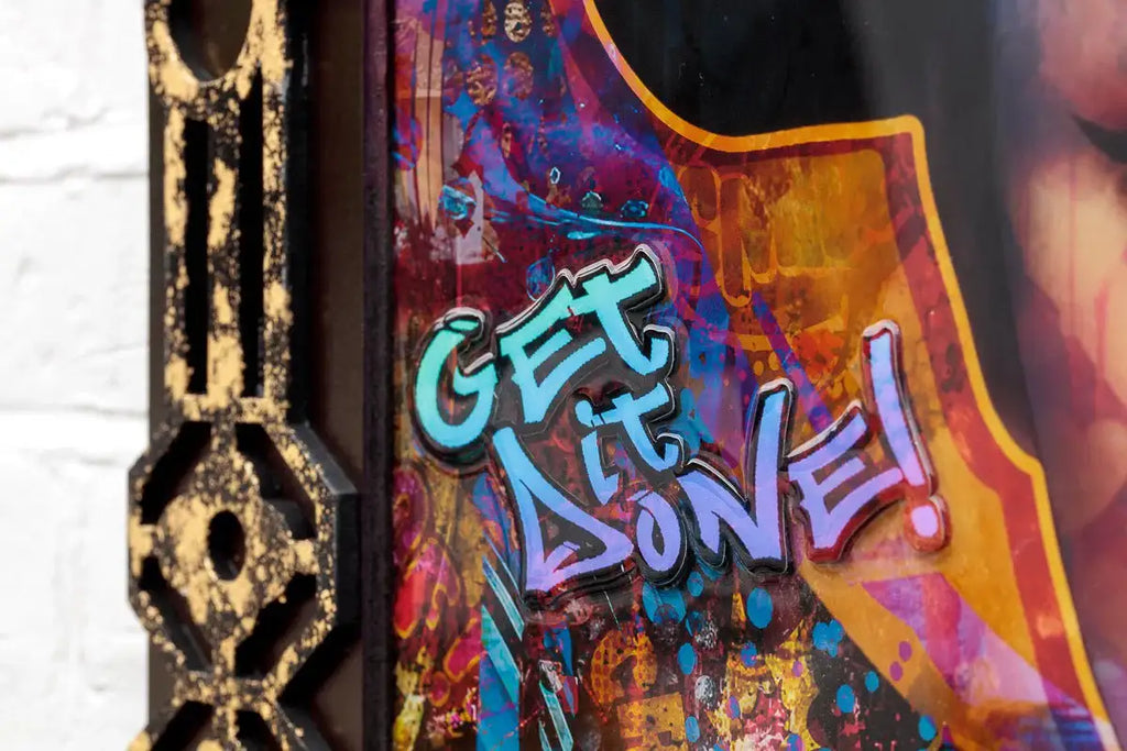 Flower Town - Original - SOLD by artist Kid-A - Wyecliffe Galleries